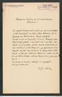 k.k. naturhistorisches Hofmuseum, Intendanzakten 1885-1896 (Hauer), Aktenzahl Z.501/1893, Seite 1